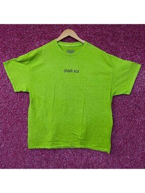 Charli XCX Brat Hyperpop Album T-Shirt Large